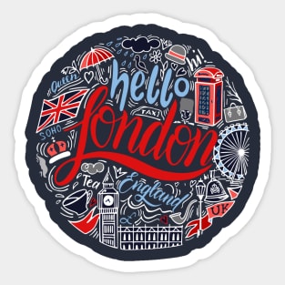 london T-Shirts Sticker